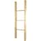 Ekena Millwork 15"W x 48"H x 3 1/2"D Vintage Farmhouse 3 Rung Ladder, Barnwood Decor Collection, Natural Barnwood DECR015X048X04LDRUF - alternate 4